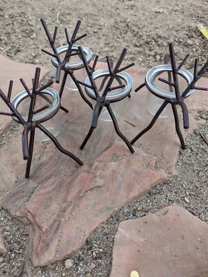 Set Of 4 Creative Co-Op Metal 