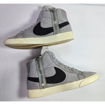 Nike Blazer Women Mid Rebel 2019  Wolf Grey Sneakers BQ4022-006 Sz 6-image