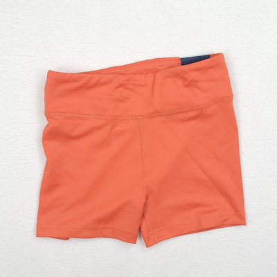 DSG Performance Girls Youth Shorts Size Medium 10-12 Orange Mid Rise-image