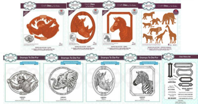 Creative Expressions - Safari Collection - Metal Dies or Stamps by Sue Wilson-image