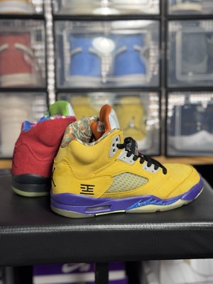 Size 4.5 (GS) - Jordan 5 Retro SE Mid What The-image