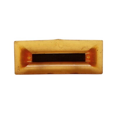 Vintage 4 in. Mid Century Plastic Orange Drawer Pull-image