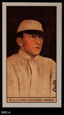 1912 T207 Reprint Billy Sullivan White Sox 8 - NM/MT-image