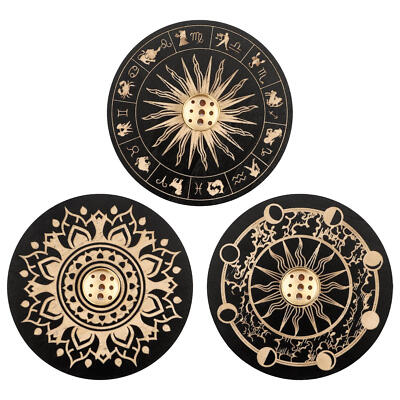 WOODEN INCENSE STICK HOLDER BURNING JOSS INSENCE BOX INSENSE BURNER ASH CATCHER-image