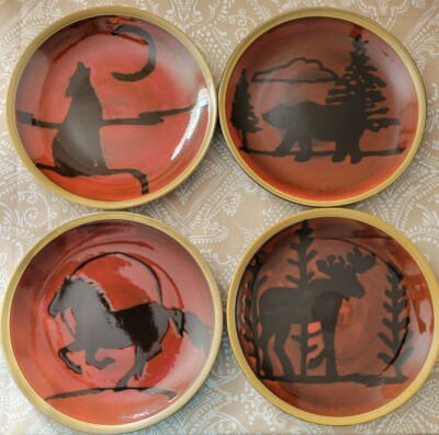 SET 4 MESA INTERNATIONAL WILDERNESS DINNER PLATES 11