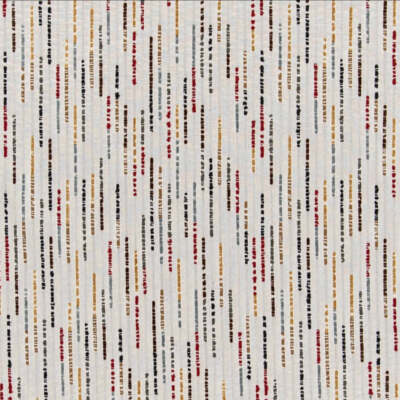 Green Orange Teal Off White Red Abstract MCM Mid Century Modern Upholstery Fabri-image