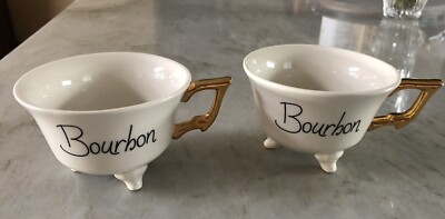 Two Creative Co-Op Footed Tea Cups - 
