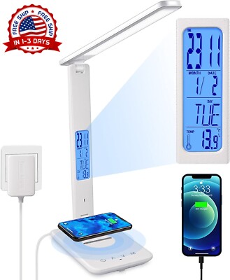 Lámpara LED para lectura de mesa, lámpara de cama, lámpara de escritorio Nuevo-image