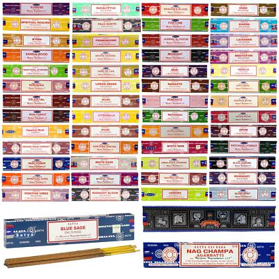 Genuine Satya Incense Joss Sticks Home Fragrance Mixed Scents Single Packs UK-image