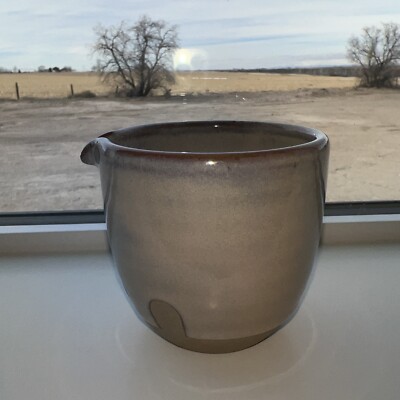 Creative Co-Op Stoneware Reactive Glaze Finish Creamer Drip-image