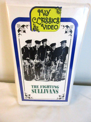 THE FIGHTING SULLIVANS VHS TAPE  DRAMA WAR B&WTHOMAS MITCHELL ANNE BAXTER 1942-image