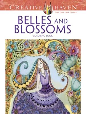 Creative Haven Belles and Blossoms Co... by Bousquet, Krisa Paperback / softback-image