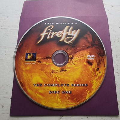 Joss Whedon's Firefly The Complete Series Disc 1, Replacement , DVD, Disc Only-image