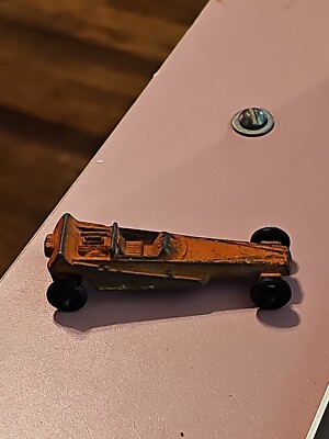 Tootsie Toy Orange Wedge Dragster Die Cast 2.5