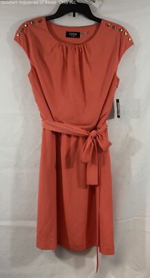 NWT GUESS Orange Women's Dress, Sz. 4-image