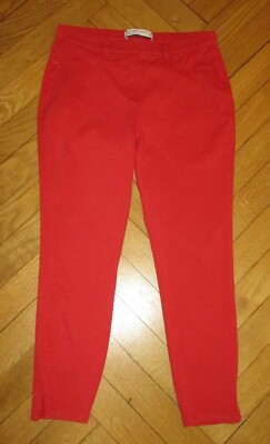 Next Stretchy Orange Jersey Denim Cropped Leggings 14-image