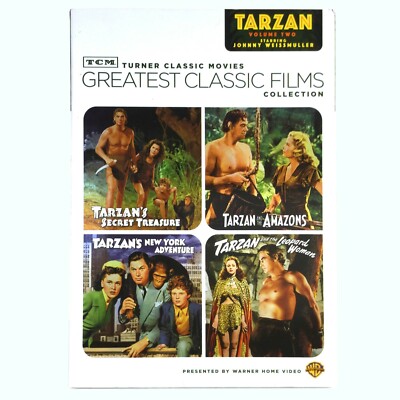 TCM Classics: Tarzan - Vol. 2 (2-Disc DVD, 1941) w/ Slip !  Johnny Weissmuller-image