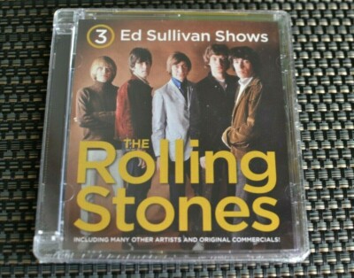 The Rolling Stones / 3 Ed Sullivan Shows (DVD, 2011, Satisfaction, Ruby Tue) NEW-image