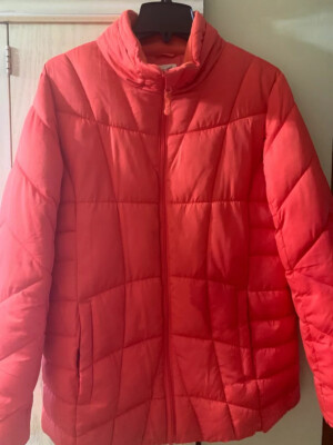 Orange Winter Jacket for Women-image