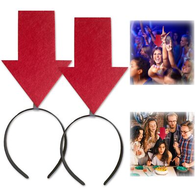 2pcs Arrow Headband | New creative symbol headband | Party Festival parade Co...-image