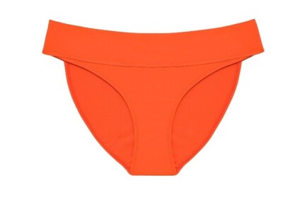 Time and Tru Women 3X Swimsuit Bottom Tomato Sauce Orange Mid Rise High Cut New-image