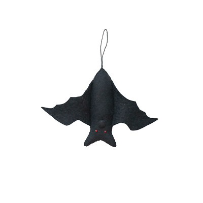 Creative Co-op - Wool Felt Bat Ornament - Large - HX1856-image