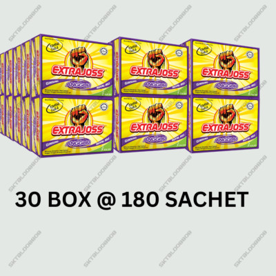 180 Sachet Extra Joss Grape Flavour Sugar Free Energy Drink Powder FREE SHIPPING-image