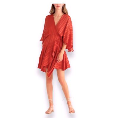BTFL Life Burnt Orange minidress Sz XS nwt-image