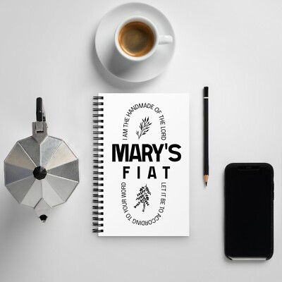 Spiral Notebook-Mary's Fiat: A Tool for Reflection, Creativity, Organization-image