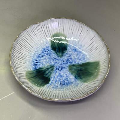 CREATIVE CO-OP Stoneware Bowl Reactive Crackle Glaze 11.5x2.5 DF8836-image