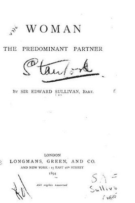 Woman the Predominant Partner by Edward Sullivan (English) Paperback Book-image