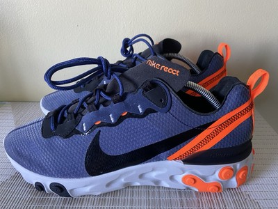 Nike React Element 55 Men's Running Sport Trainers Shoes CI3831-400 Size 11.5-image