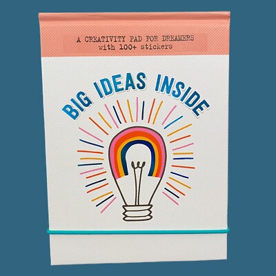 Big Ideas Inside: A Creativity Pad for Dreamers By Pipsticks+Workman + Stickers-image