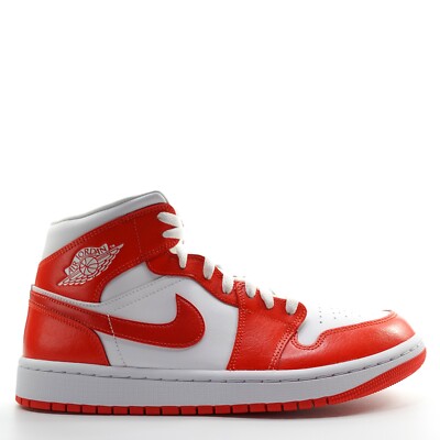 Nike Air Jordan 1 Mid Womens Size 11 Shoes Habanero Red BQ6472-116 New-image