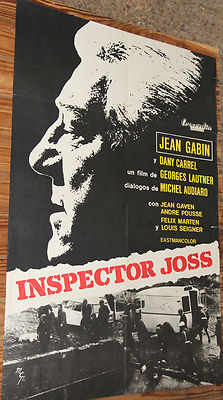 Used - Inspector Joss Vintage Movie Film Poster - Used-image