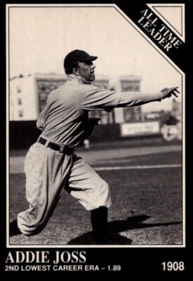  PHOTO PRINT BASEBALL 8 X 10  ADDIE JOSS PITCHER ALL TIME LEADER 1908-image