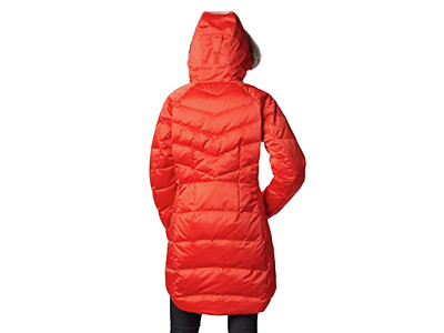 New Columbia Women's Lay D Down Ii Mid Jacket Bold Orange Size L -image