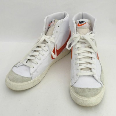 Nike BLAZER MID 77 White x Orange 28cm BQ6806-110 Mens [0220513939] Used GEIS-0-image