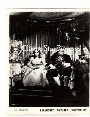 C496 Arlene Dahl Francis Sullivan Caribbean 1952 8 x 10 photograph-image