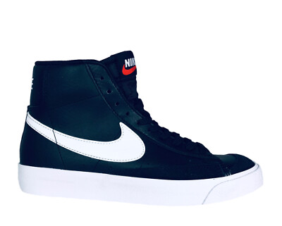 Nike Blazer Mid ‘77 Black White High Top Shoes GS Size 5 Y DA4086-002-image