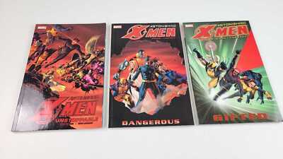 Astonishing X-Men Book Lot - Joss Whedon Unstoppable Dangerous Gifted-image
