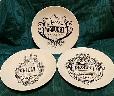 Set Creative Co-Op Dishes Farmhouse Decor Style Local Harvest Angela Staehling-image