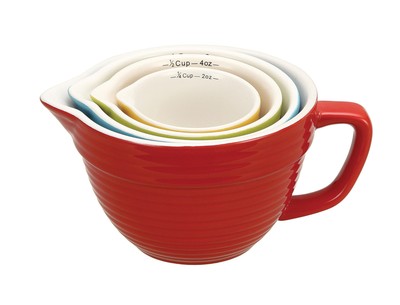 Bowl Shaped Measuring Cups (Set of 4 Sizes)-image