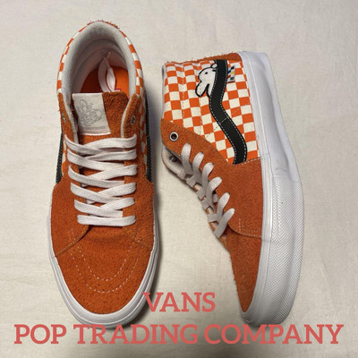 Men 9.5US Vans Pop Miffy Sk8-Mid Orange Men Sneaker Collaboration Original LTD C-image