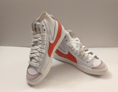 Nike Blazer Mid '77 Jumbo Shoes White Mantra Orange DH7690-100 Men Size 9-image