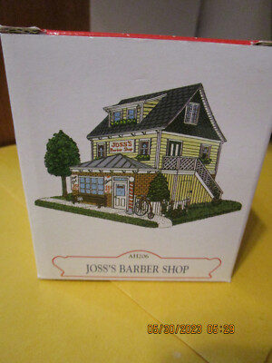 Liberty Falls AH206 Joss's Barber Shop  New In Box 2000-image