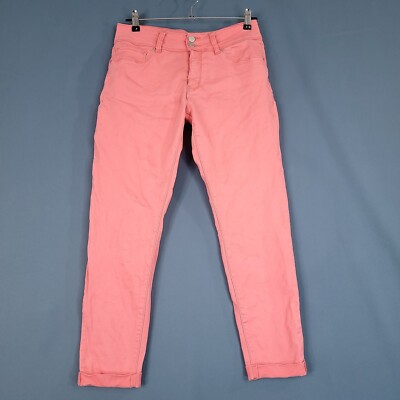 Royalty For Me Women's Pants Mid Rise Straight Orange Size 8-image
