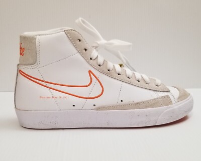 Nike Blazer Mid '77 Womens Size 8.5 White Athletic Shoes Sneakers DH6757-100 EUC-image