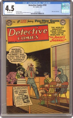 Detective Comics #193 CGC 4.5 1953 4377473001-image