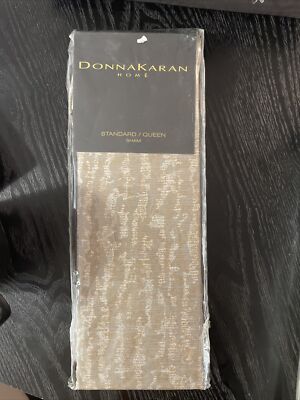 DONNA KARAN Mesa  100% cotton   Standard  SHAM NIP Earth-image